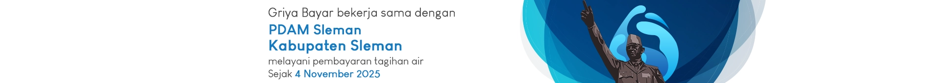 pembayaran tagihan PDAM kab. sleman