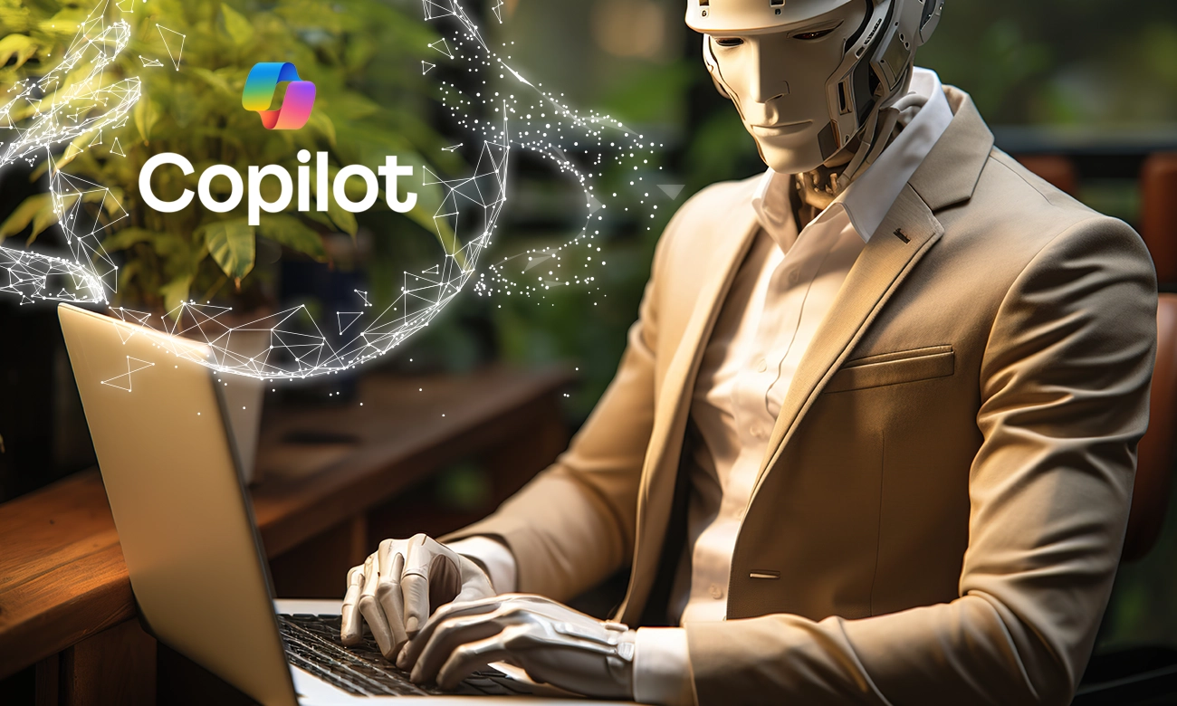 ilustrasi ai membantu pekerjaan administrasi menggunakan microsoft copilot