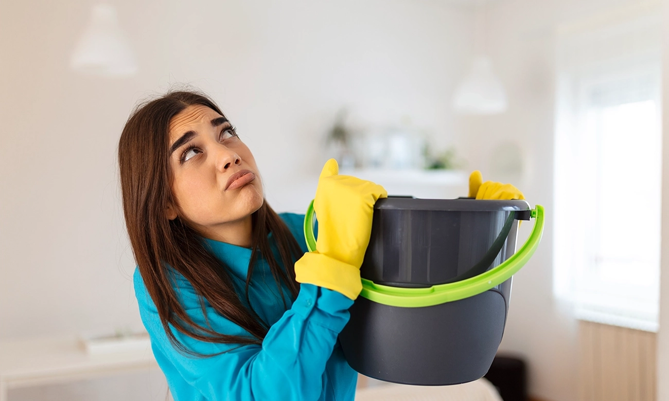 ilustrasi atap bocor