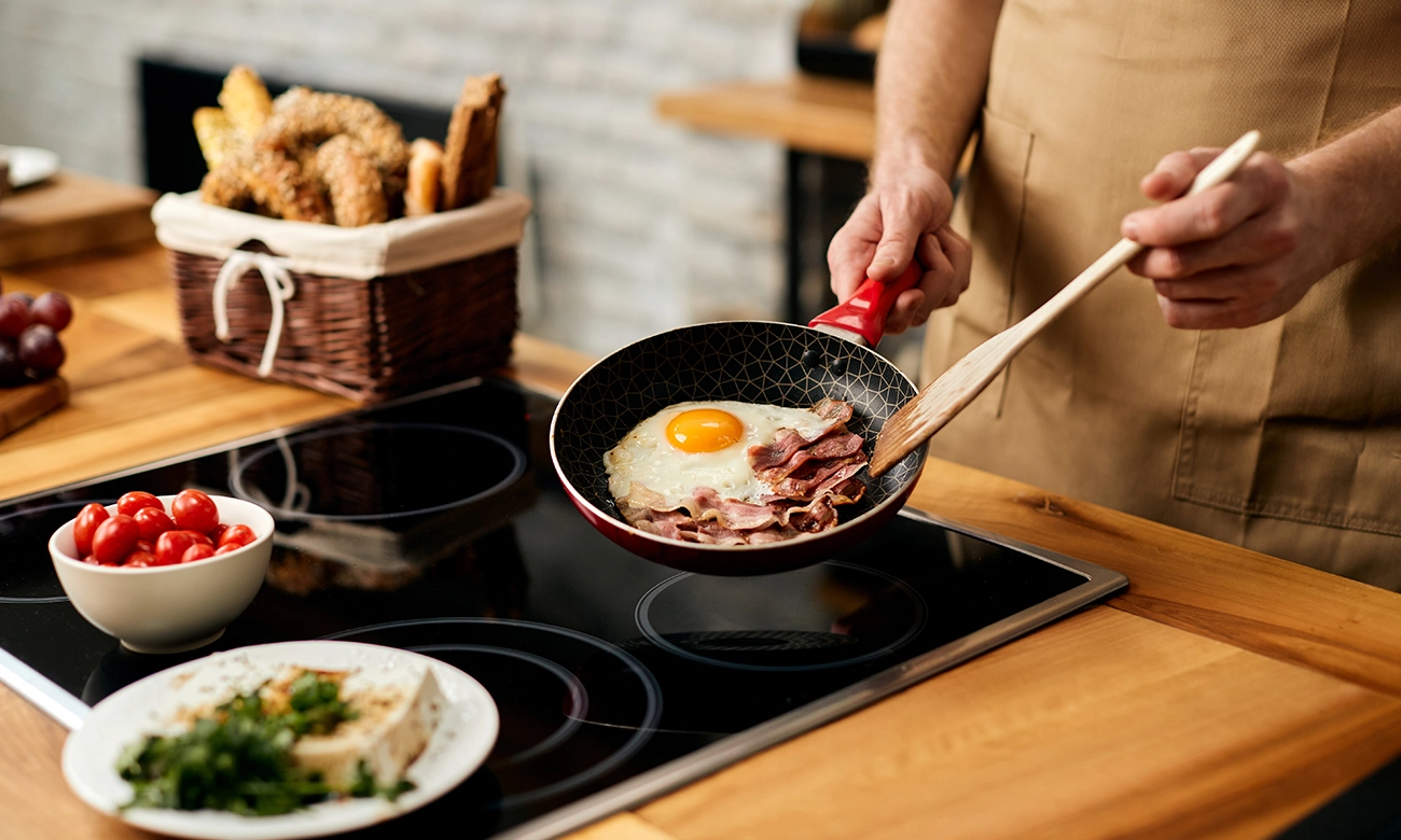 ilustrasi gambar kompor listrik