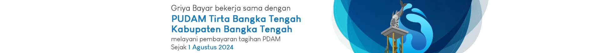 pembayaran tagihan PDAM kab. Bangka Tengah