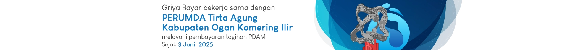 pembayaran tagihan PDAM kab. ogan komering ilir