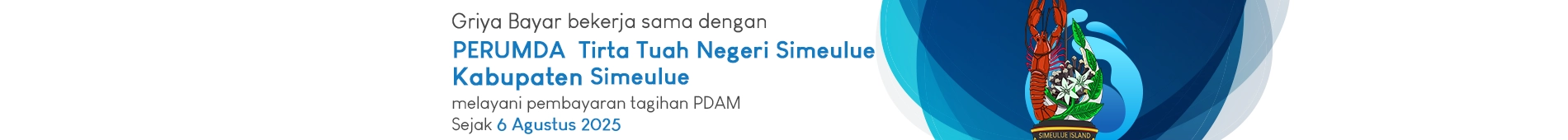 pembayaran tagihan PDAM Kab. Simeulue