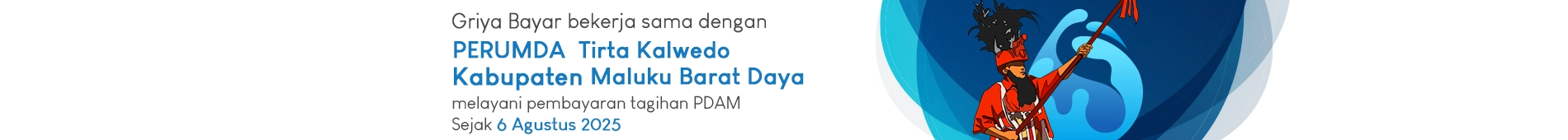 pembayaran tagihan PDAM kab. Maluku Barat Daya