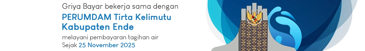 griya bayar melayani pembayaran tagihan PDAM Kab. Ende