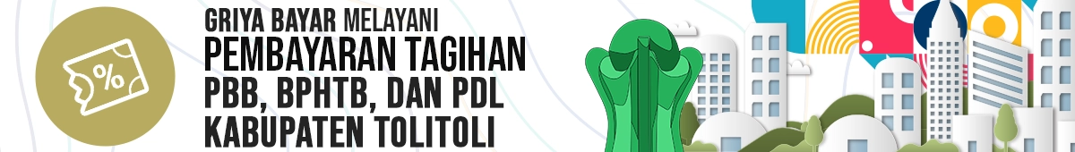 griya bayar melayani pembayaran tagihan PDAM Kab. Tolitoli