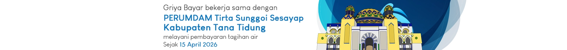 griya bayar melayani pembayaran PBB, BPHTB, PDL Kab tana tidung