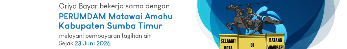 griya bayar melayani pembayaran tagihan air Kab sumba timur