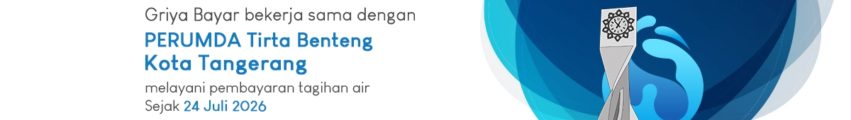 griya bayar melayani pembayaran tagihan airKota Tangerang