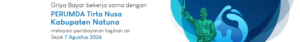 griya bayar melayani pembayaran tagihan PDAM kab natuna