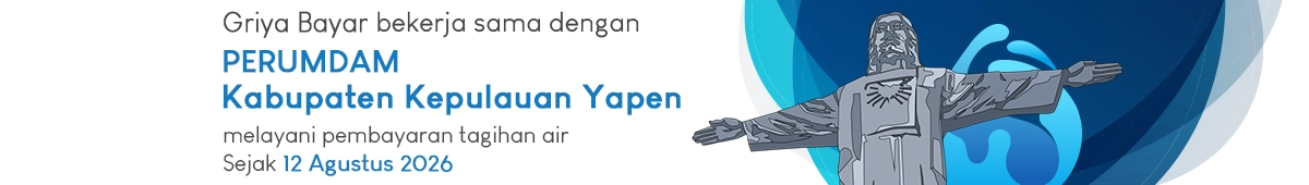 griya bayar melayani pembayaran tagihan air Kab kepulauan yapen
