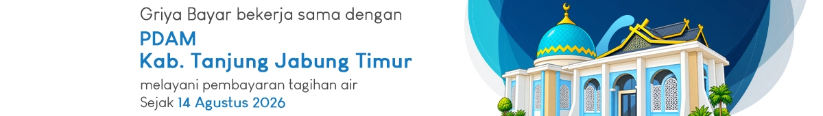 griya bayar melayani pembayaran tagihan air Kab Tanjung Jabung Timur